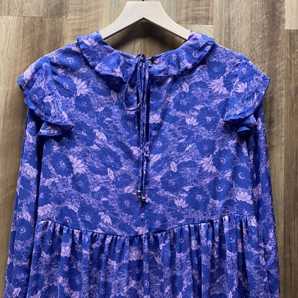 FREE PEOPLE - Beautiful Flowy Mini Dress - Picture 7 of 10